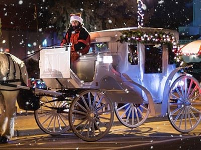 free carriage rides winter wonderland franklin nc